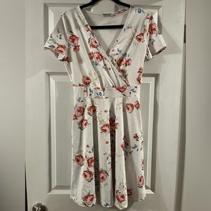 Pink Rose Flower Sundress